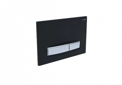 Кнопка для инсталляции Aquatek Slim KDI-0000031 черная матовая/никель
