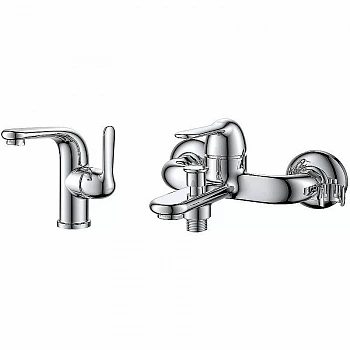 Набор смесителей D&K Ambrosius Rhein DA1340003SET хром