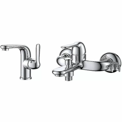 Набор смесителей D&K Ambrosius Rhein DA1340003SET хром