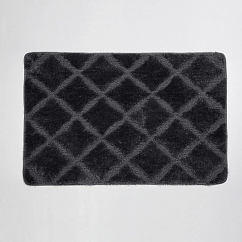Коврик для ванной WasserKraft Lippe BM-6512 Charcoal Gray