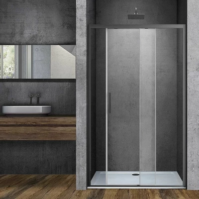 Душевая дверь Vincea Soft VDS-3SO130CLGM 130 стекло прозрачное/профиль вороненая сталь