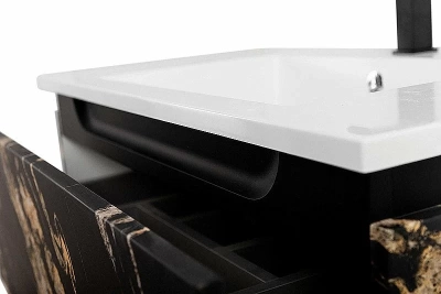 Нижняя тумба Cezares SLIDER-800-1C-PI-NF-P черный фьюжн