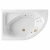 Ванна акриловая EXCELLENT Aquarella LINE WAEX.ARL15.LINE.GL 150x100 белая с гидромассажем