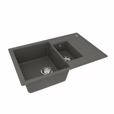 Кухонная мойка Lemark Ramza 760 9910041 серый шелк