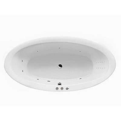 Ванна акриловая Excellent Lumina SMART NANO WAEX.LUM19.SMARTNANO.CR 190х95 белая с гидромассажем