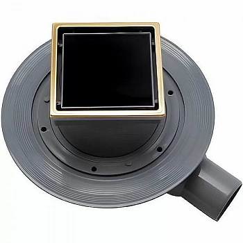 Душевой трап Pestan Confluo Standard 13000172 черный/золото