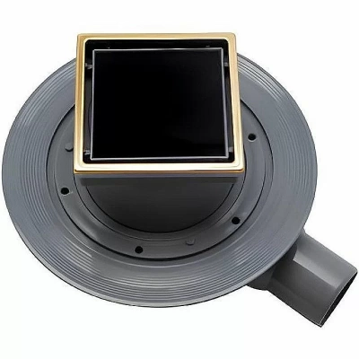 Душевой трап Pestan Confluo Standard 13000172 черный/золото