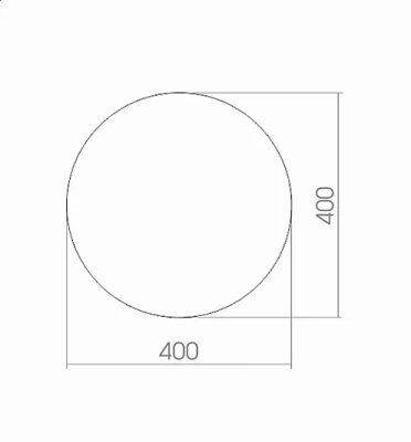 Зеркало MIXLINE круглое 525521 40
