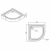 Душевой поддон AM.PM Gem W90T-401-080W 80x80 белый