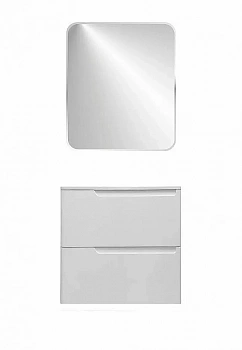 Тумба с раковиной подвесная Эстет Kare Luxe 60 2 ящика