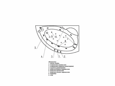 Ванна Aquatek Аякс 2 170х100 белая