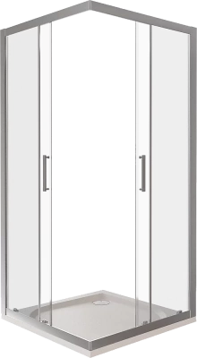 Душевой уголок Good door LATTE CR 100x100 прозрачный