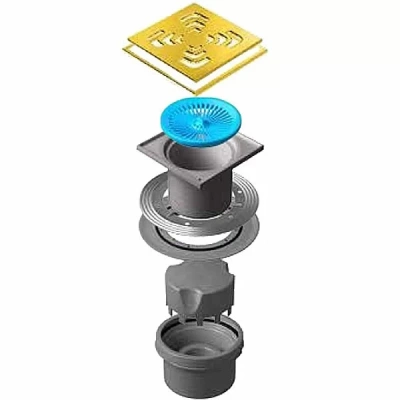 Душевой трап Pestan Confluo Standard 13000165 золото
