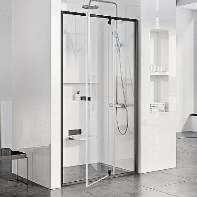 Душевая дверь Ravak Pivot PDOP2-120 профиль чёрный