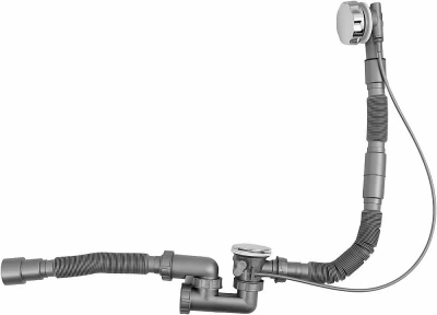 Слив-перелив для ванны Aquanet 339430 хром