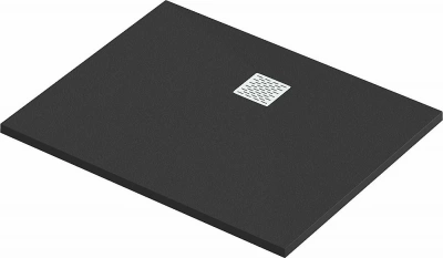 Душевой поддон литьевой Good Door Essentia 2 100x80 черный