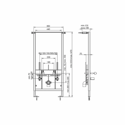 Инсталляция для биде Koller Pool Bidet Alcora ST900