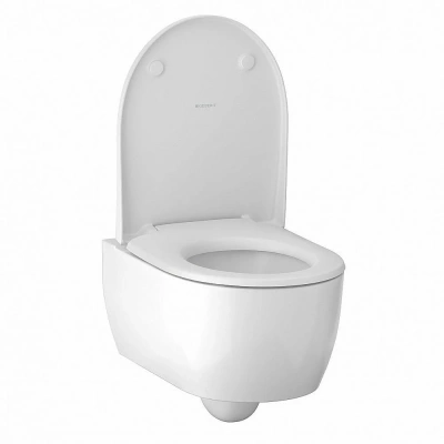 Унитаз подвесной Geberit iCon 500.300.01.I белый, с крышкой микролифт, с инсталляцией, безободковый