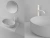 Раковина накладная Kerasan Nolita 60 534359 Grigio matt