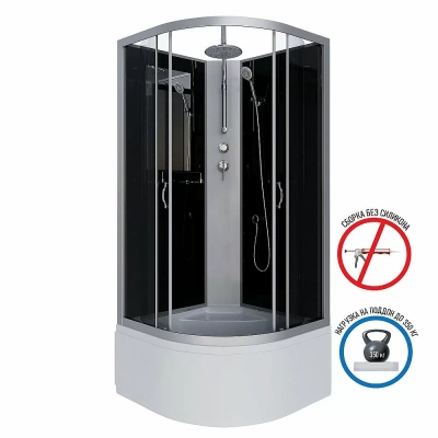 Душевая кабина Niagara Classic NG-2509-14BKT 100х100