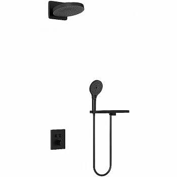 Душевая система Vincea Inspire VSFW-3I21T1RMB черная матовая