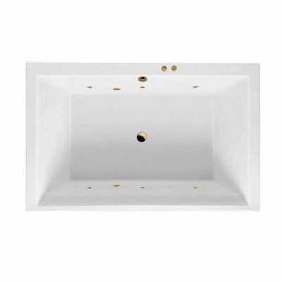 Ванна акриловая EXCELLENT Crown Lux SOFT WAEX.CRO19.SOFT.GL 190x120 белая с гидромассажем