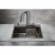 Мойка кухонная Milacio Denia 68 Steel MC.77419 вороненая сталь Мойка кухонная Milacio Denia 68 Steel MC.77419 вороненая сталь