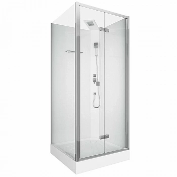 Душевая кабина Cerutti SPA Bella 90T 90x90 прозрачная/хром
