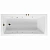 Ванна акриловая EXCELLENT Aquaria SOFT WAEX.AQU15.SOFT.BR 150x70 белая с гидромассажем