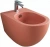 Биде подвесное ARTCERAM FILE 2.0 FLB001 14 00 rosso corallo оранжевое