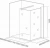 Душевое ограждение Good Door WALK IN SP+P + SP 100x140 черный матовый