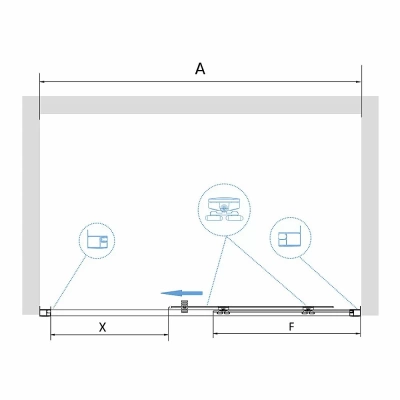Душевая система RGW Shower Panels SP-6143-01 50140801-01 хром