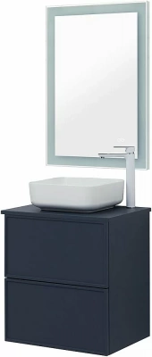 Тумба с раковиной Aquanet Арт 60 маренго