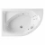 Ванна акриловая EXCELLENT Aquarella SMART WAEX.ARL15.SMART.CR 150x100 белая с гидромассажем