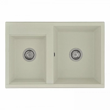 Мойка для кухни Акватон Делия 78 DBL 1A723132DE240 кремовый