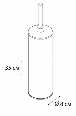 Ершик для туалета FIXSEN KVADRO FX-442