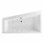 Ванна акриловая EXCELLENT Sfera RELAX WAEX.SFL17.RELAX.CR 170x100 белая с гидромассажем