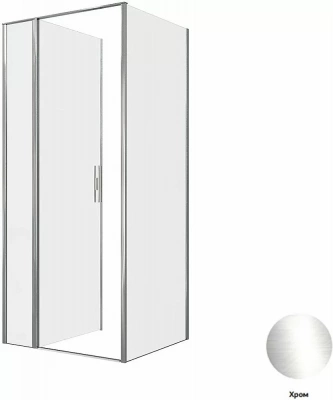 Душевой уголок Allen Brau Priority 90x80 3.31001.00G + 3.31013.00G тонированный/хром