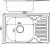 Кухонная мойка Mixline ML 42х66 5305 сталь