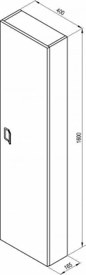 Шкаф подвесной Ravak COMFORT X000001382 40 белый