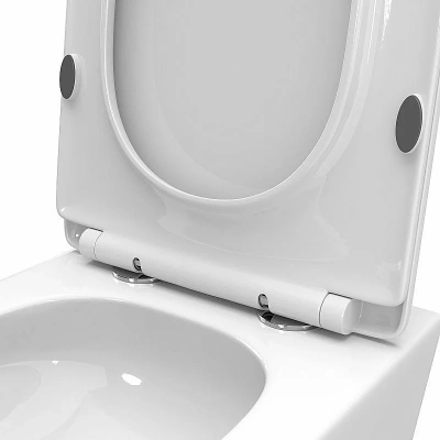 Унитаз подвесной BelBagno TRE-TOR BB5180CH-TOR/SC белый, с крышкой микролифт, безободковый, слив-торнадо