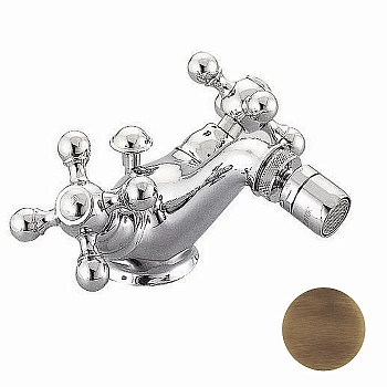 Смеситель для биде Cisal ARCANA CERAMIC AC00055027 бронза
