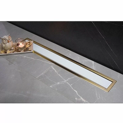 Душевой трап Pestan Confluo Premium Line White Glass Gold 850