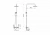 Душевая система Boheme STICK WHITE DIAMOND CHROME 128-WCR белый/хром
