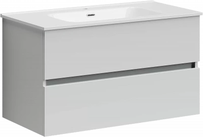 Тумба с раковиной Sancos Urban UR90W белый глянец