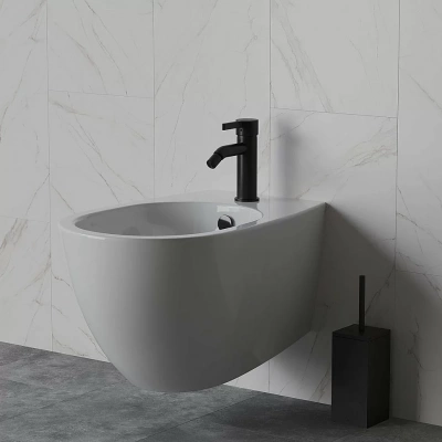 Смеситель для биде PAINI Brera 74PZ304 черный матовый