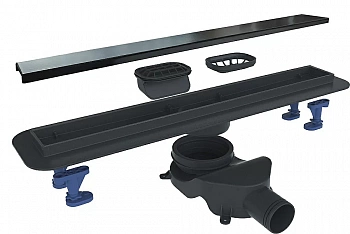 Душевой лоток BelBagno Luce BB-LD-LUCE-60-NERO черный матовый