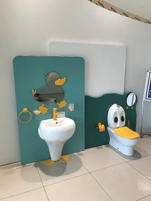 Унитаз детский CREAVIT DUCKY DC360-11 белый, с бачком