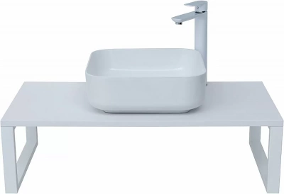Столешница для раковины Aquanet Арт 90 белый матовый
