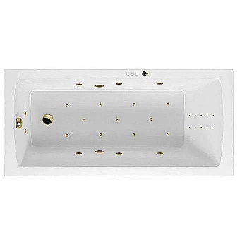 Ванна акриловая Excellent Aquaria ULTRA NANO WAEX.AQU14.ULTRANANO.GL 140x70 белая с гидромассажем